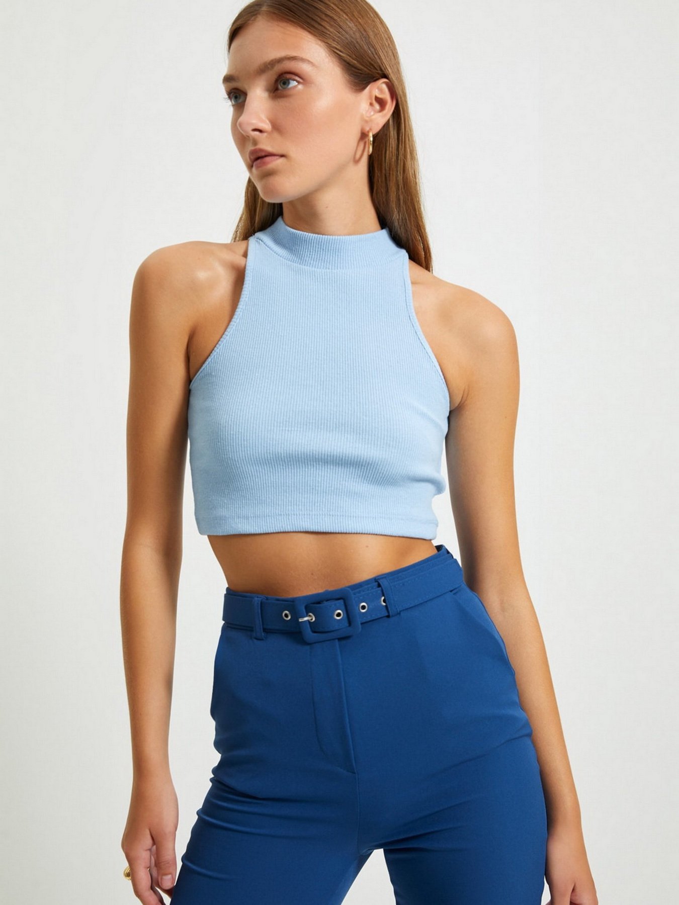 Топ Trendyol модель TWOAW22BZ0273/ACik Mavi Фото