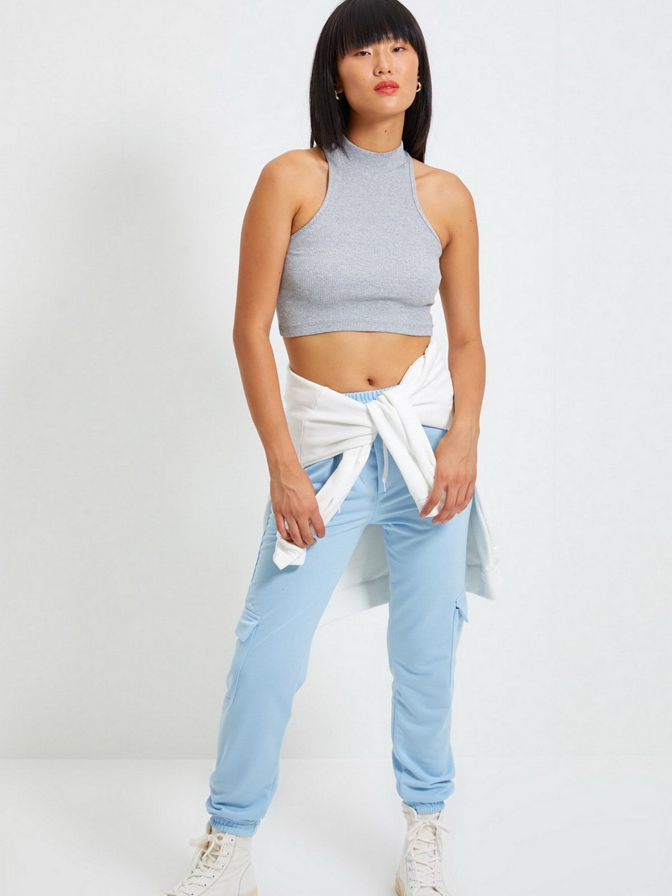 Топ Trendyol модель TWOAW22BZ0273/Gri Фото