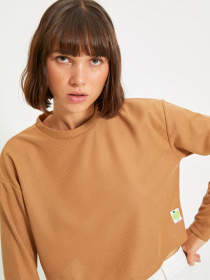 Лонгслів Trendyol модель TWOAW22BZ0284/Camel Фото