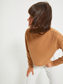 Лонгслів Trendyol модель TWOAW22BZ0284/Camel Фото