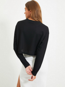 Лонгслів Trendyol модель TWOAW22BZ0284/Siyah Фото