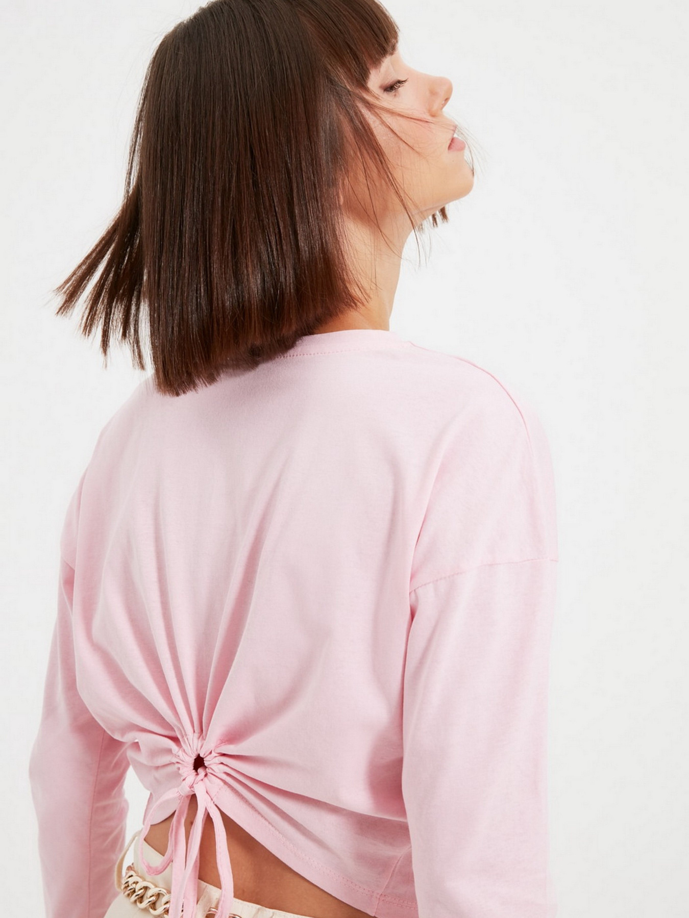 Лонгслів Trendyol модель TWOAW22BZ0291/Gul Kurusu Фото