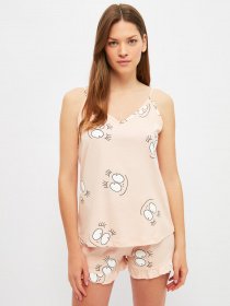 Пижама Trendyol модель THMSS21PT1065/Pudra Фото