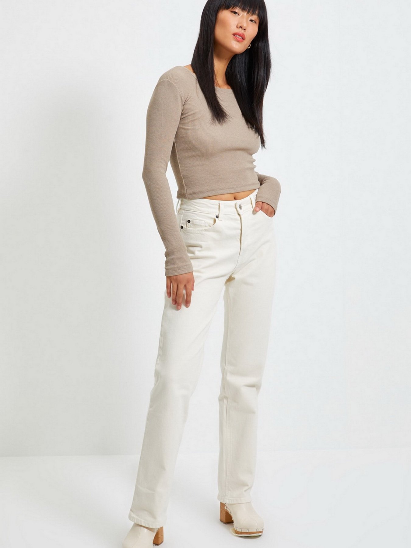 Набір лонгслівів Trendyol модель TWOAW22BZ0331/Kahverengi-Bej Фото