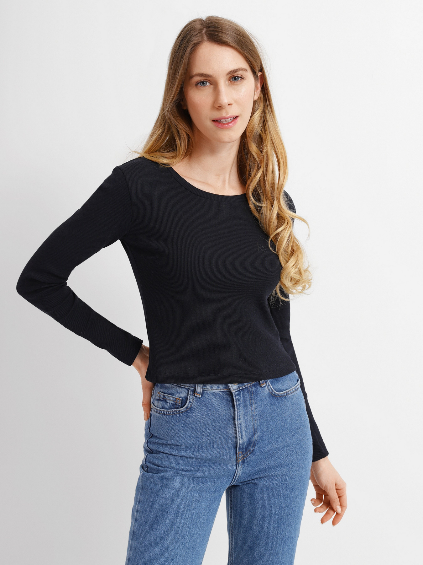 Набор лонгсливов Trendyol модель TWOAW22BZ0331/Lacivert-Gri Фото