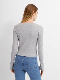 Набор лонгсливов Trendyol модель TWOAW22BZ0331/Lacivert-Gri Фото