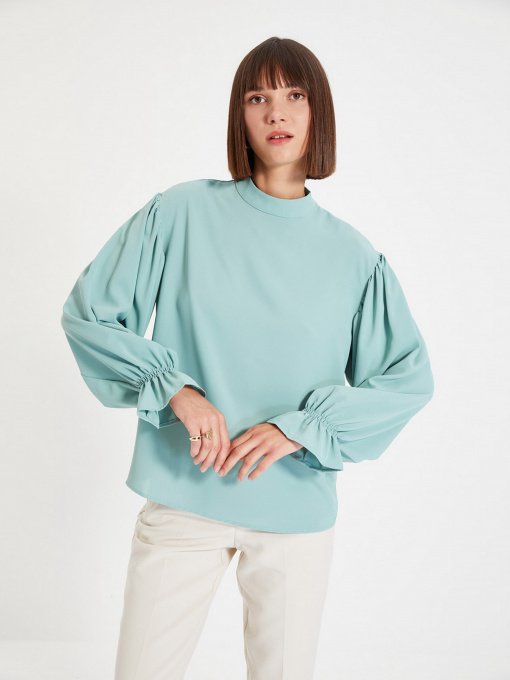 Блуза Trendyol модель TWOAW22BZ0339/Mint Фото