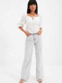 Блуза Trendyol модель TWOAW22BZ0357/Ekru Фото