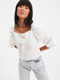 Блуза Trendyol модель TWOAW22BZ0357/Ekru Фото