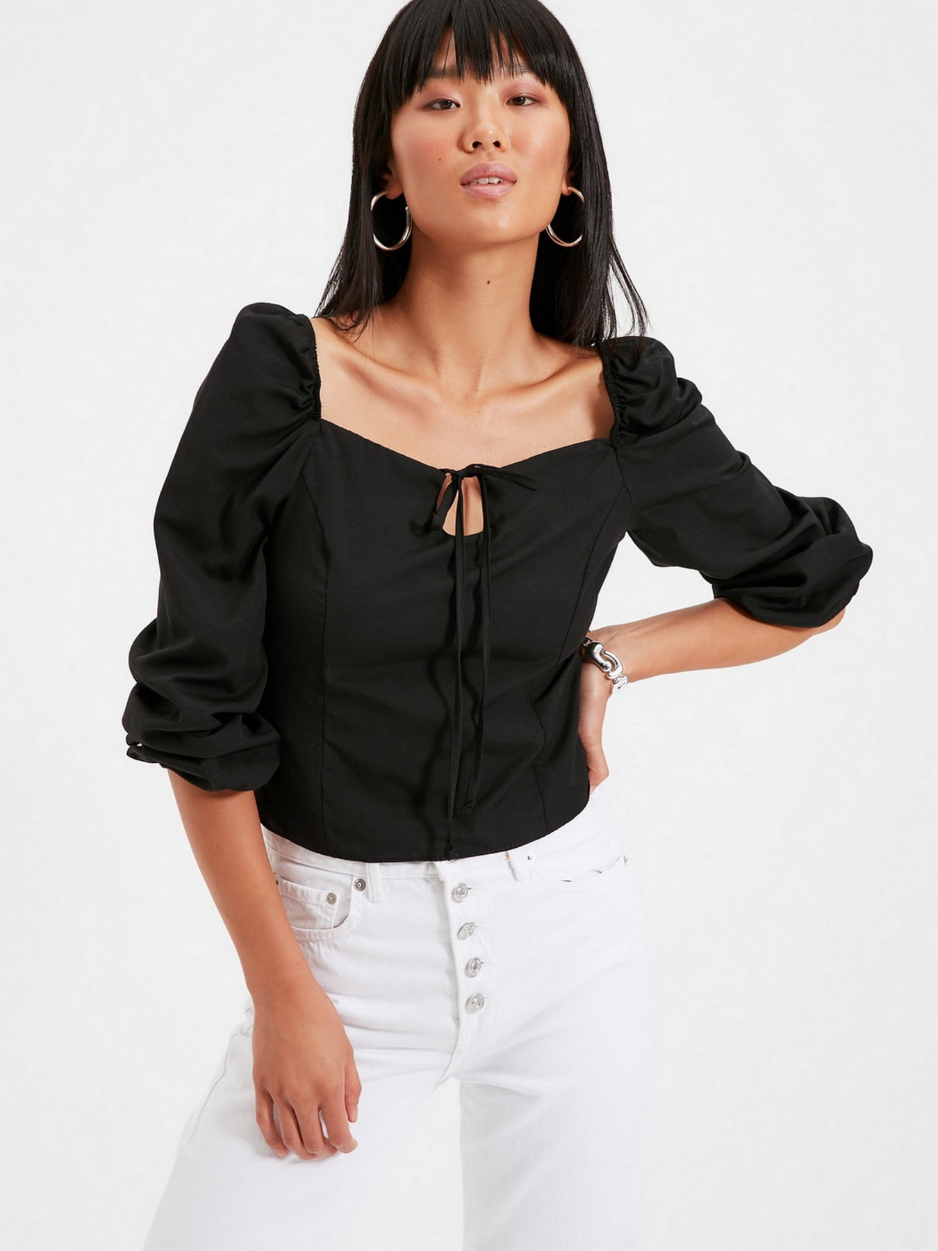 Блуза Trendyol модель TWOAW22BZ0357/Siyah Фото