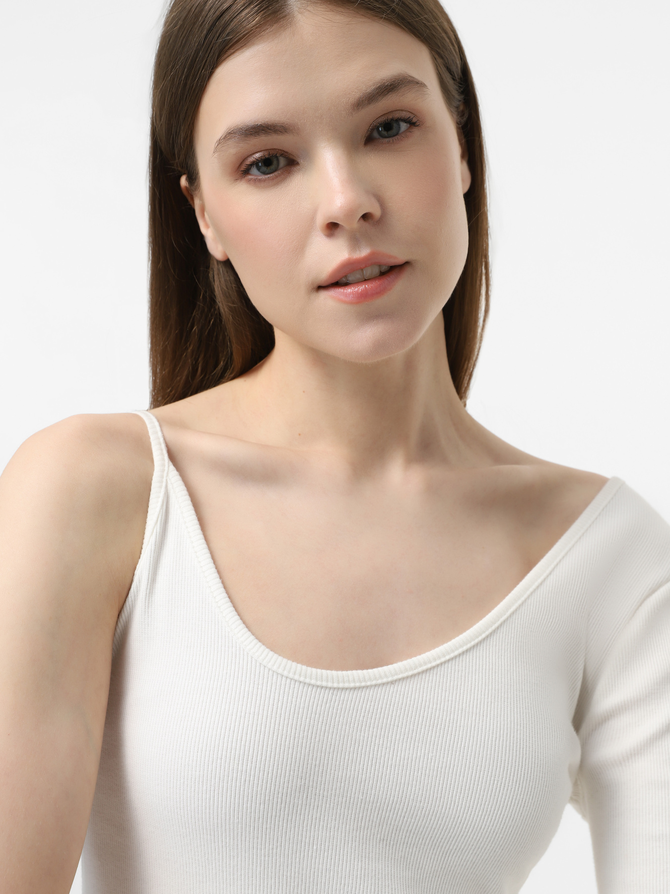 Топ Trendyol модель TWOAW22BZ0389/Ekru Фото