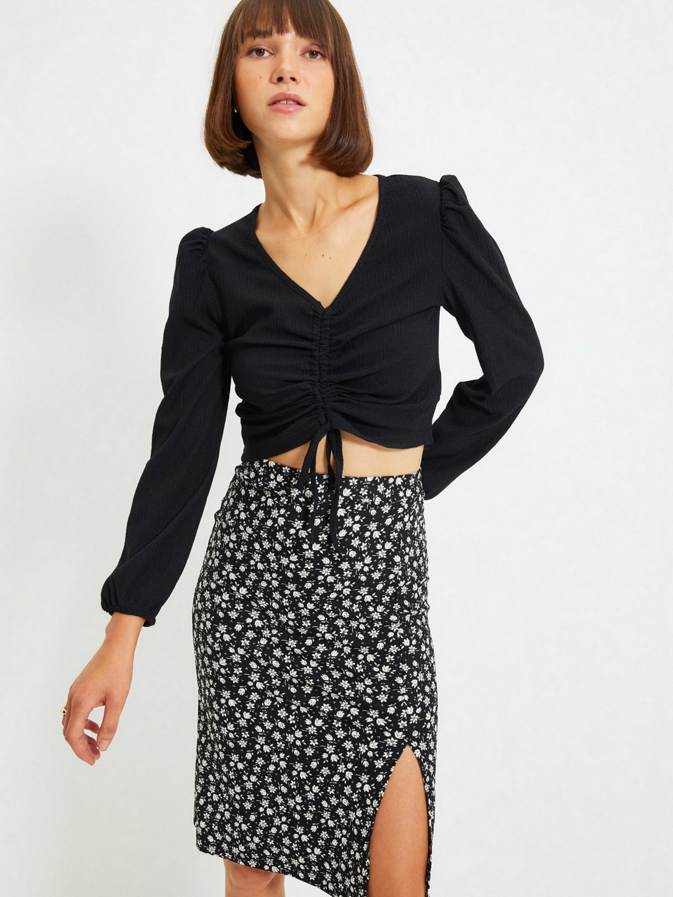 Блуза Trendyol модель TWOAW22BZ0460/Siyah Фото