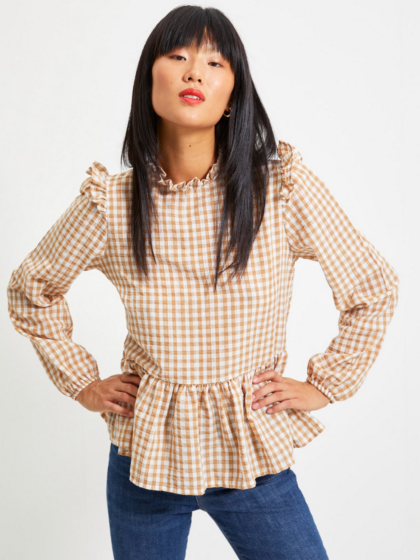 Блуза Trendyol модель TWOAW22BZ0472/Camel Фото