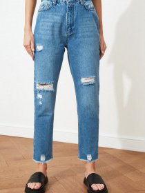 Джинсы мом Trendyol Mom модель TWOSS20JE0114/Mavi Фото