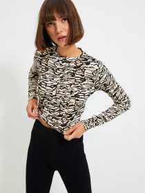 Блуза Trendyol модель TWOAW22BZ0505/Kahverengi Блуза Trendyol модель TWOAW22BZ0505/Kahverengi Фото