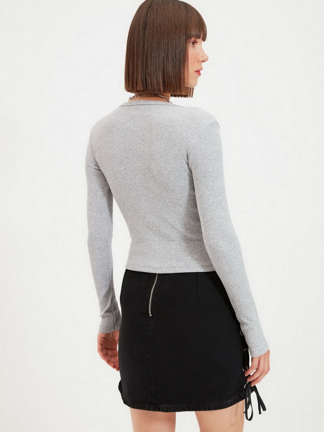 Кардиган Trendyol модель TWOAW22BZ0529/Gri Фото