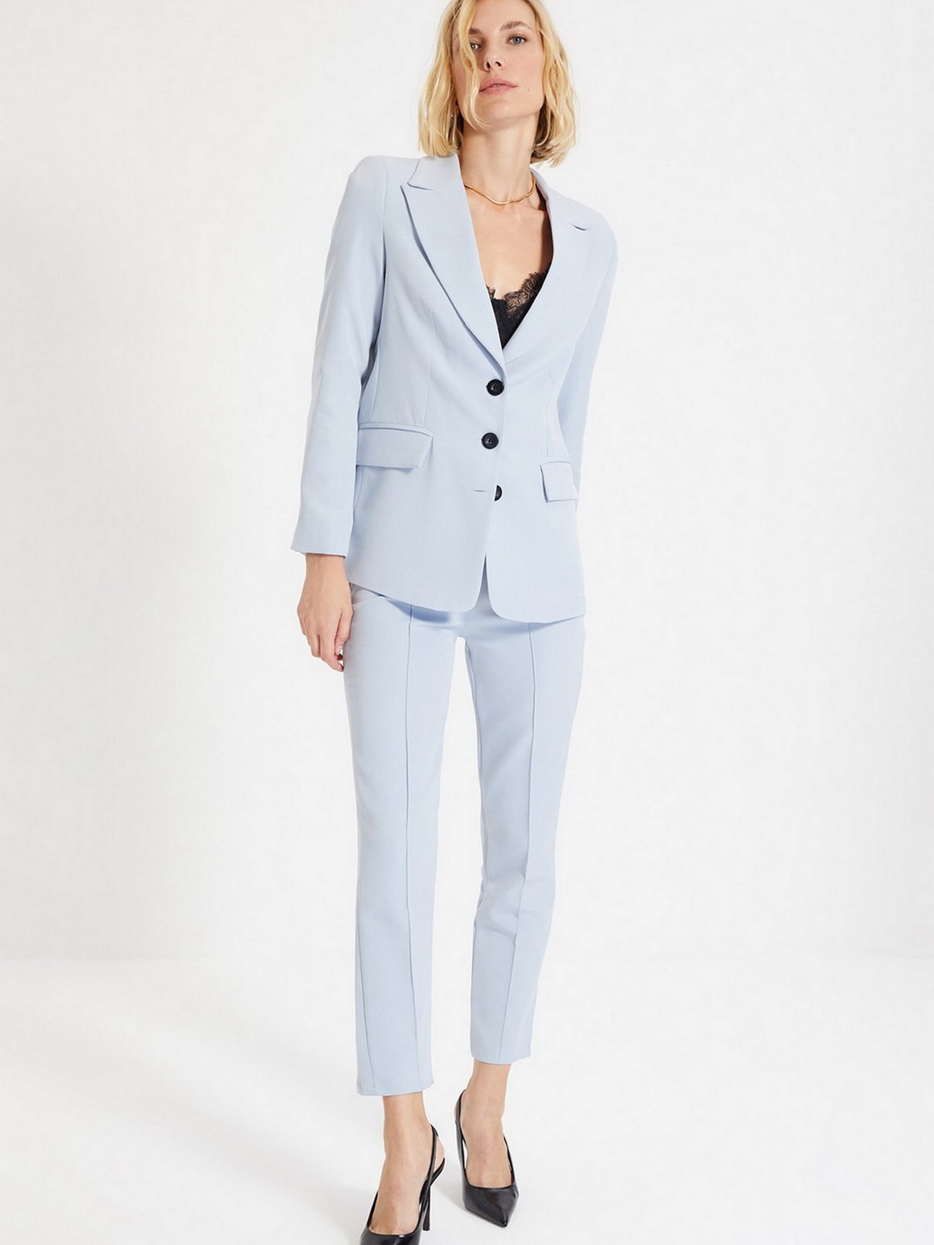 Жакет Trendyol модель TWOAW22CE0168/ACik Mavi Фото