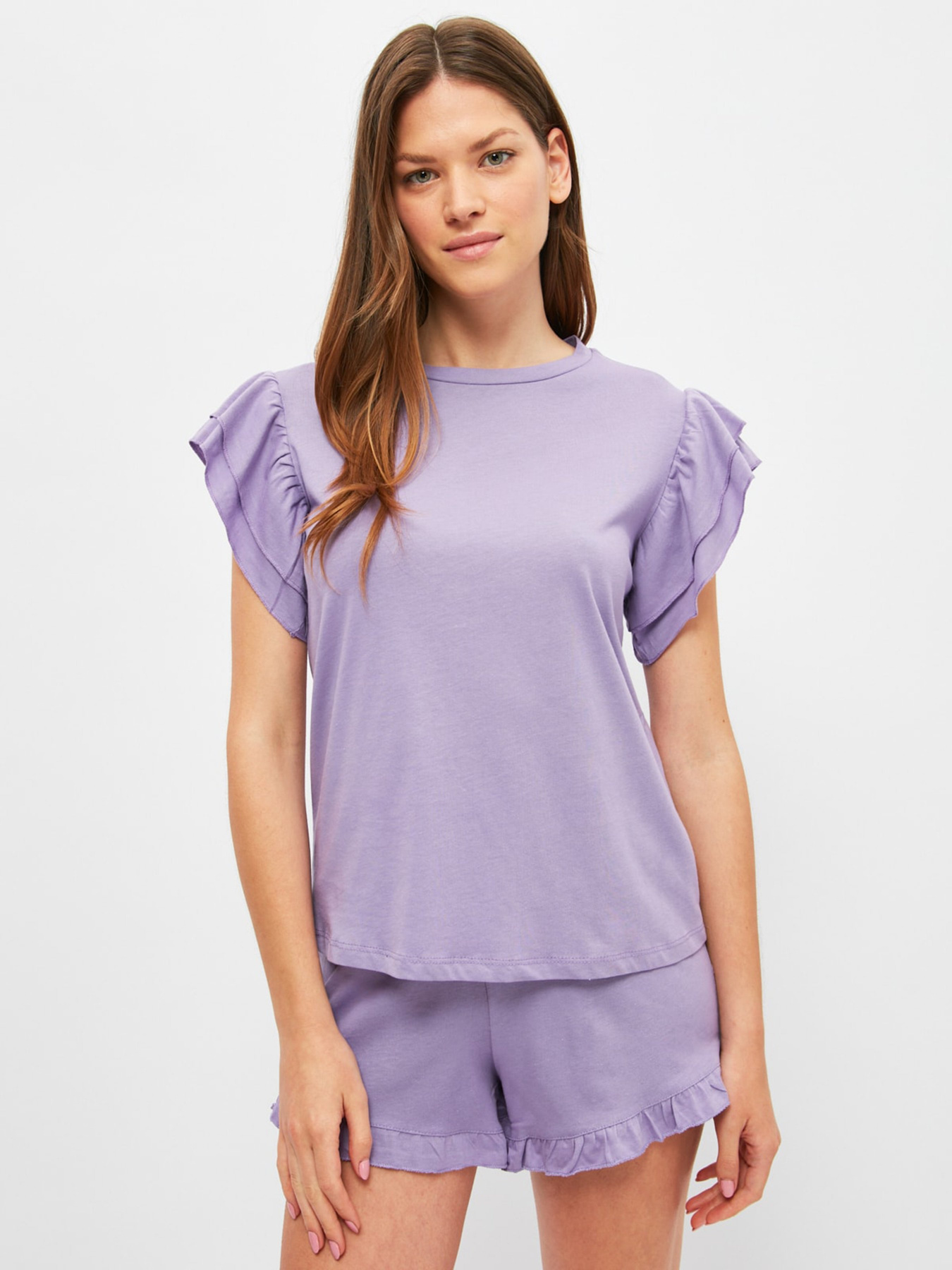 Пижама Trendyol модель THMSS21PT1356/Mor Фото