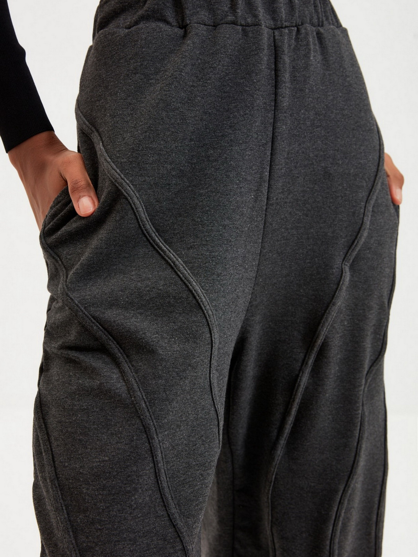 Спортивні штани Trendyol модель TWOAW22EA0044/Antrasit Фото