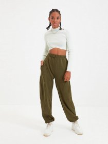 Штани спортивні Trendyol модель TWOAW22EA0044/Haki Фото