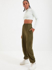 Штаны спортивные Trendyol модель TWOAW22EA0044/Haki Фото