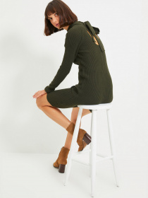 Платье мини Trendyol модель TWOAW22EL0017/Koyu Yesil Фото