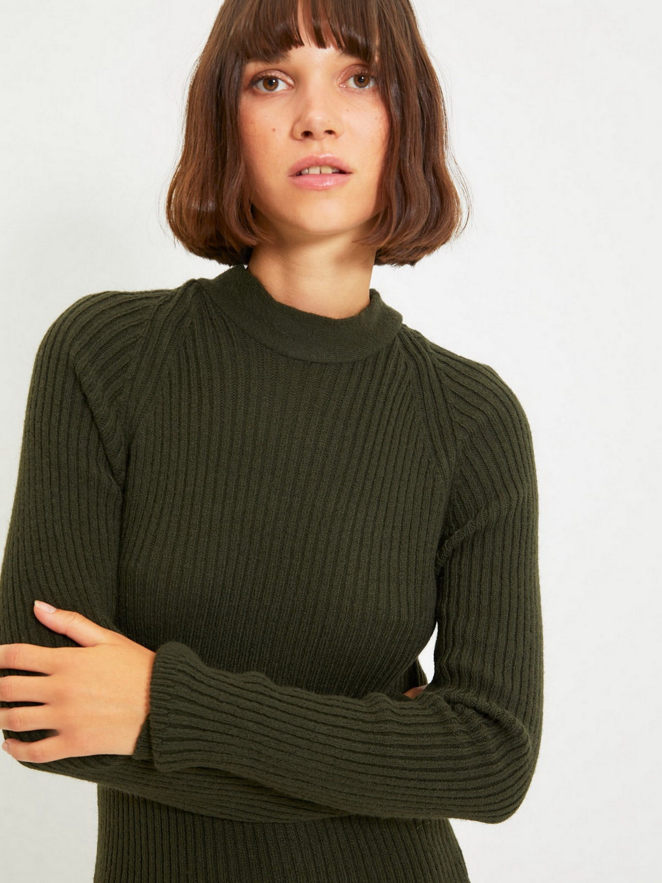 Платье мини Trendyol модель TWOAW22EL0017/Koyu Yesil Фото