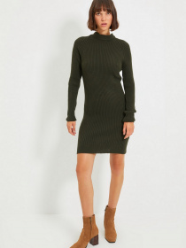 Платье мини Trendyol модель TWOAW22EL0017/Koyu Yesil Фото