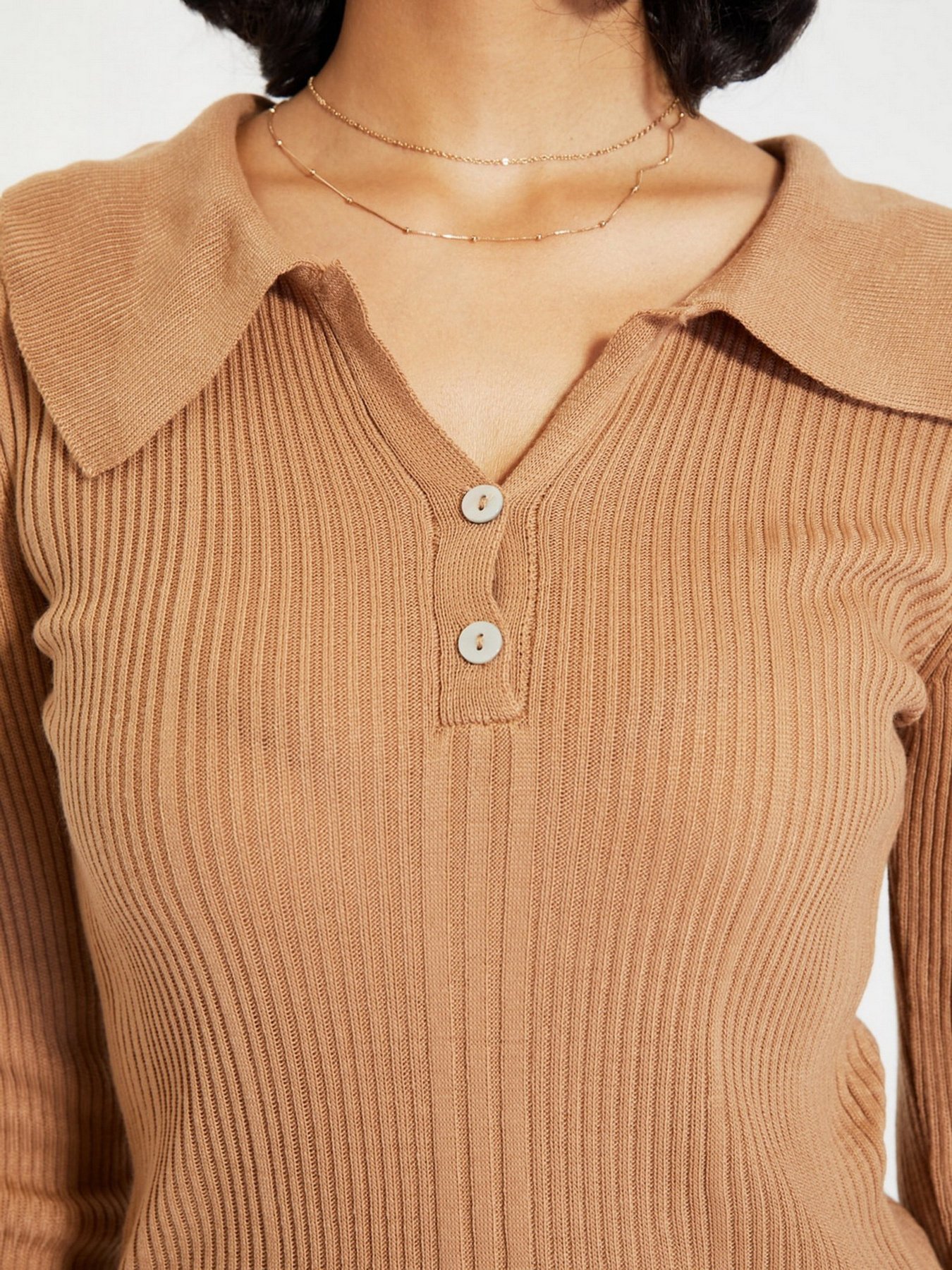 Платье мини Trendyol модель TWOAW22EL0037/Camel Фото