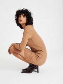 Сукня міні Trendyol модель TWOAW22EL0037/Camel Сукня міні Trendyol модель TWOAW22EL0037/Camel Фото