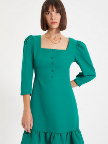 Платье мини Trendyol модель TWOAW22EL0049/Yesil Фото