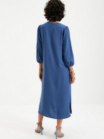 Платье миди Trendyol модель TWOAW22EL0063/Indigo Фото