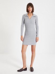 Сукня міні Trendyol модель TWOAW22EL0077/Gri Фото