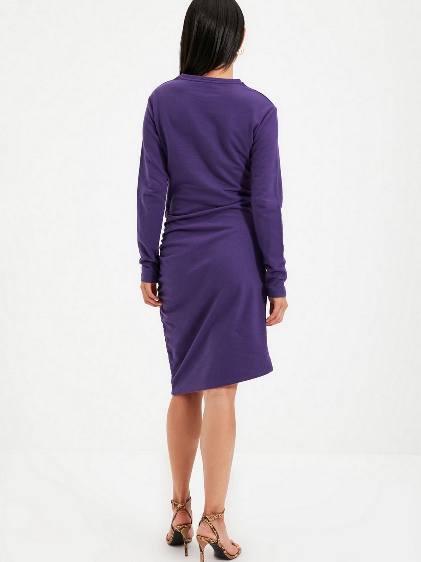 Платье мини Trendyol модель TWOAW22EL0084/Mor Фото