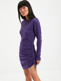 Платье мини Trendyol модель TWOAW22EL0084/Mor Фото