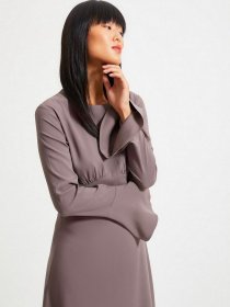 Платье миди Trendyol модель TWOAW22EL0123/Antrasit Фото