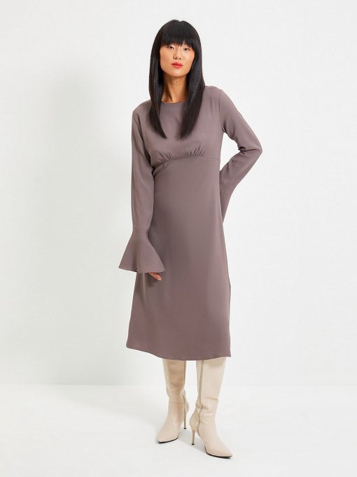 Сукня міді Trendyol модель TWOAW22EL0123/Antrasit Фото