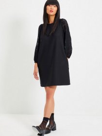 Платье мини Trendyol модель TWOAW22EL0124/Siyah Фото