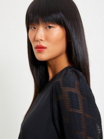 Платье мини Trendyol модель TWOAW22EL0124/Siyah Фото