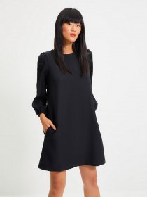 Платье мини Trendyol модель TWOAW22EL0124/Siyah Фото