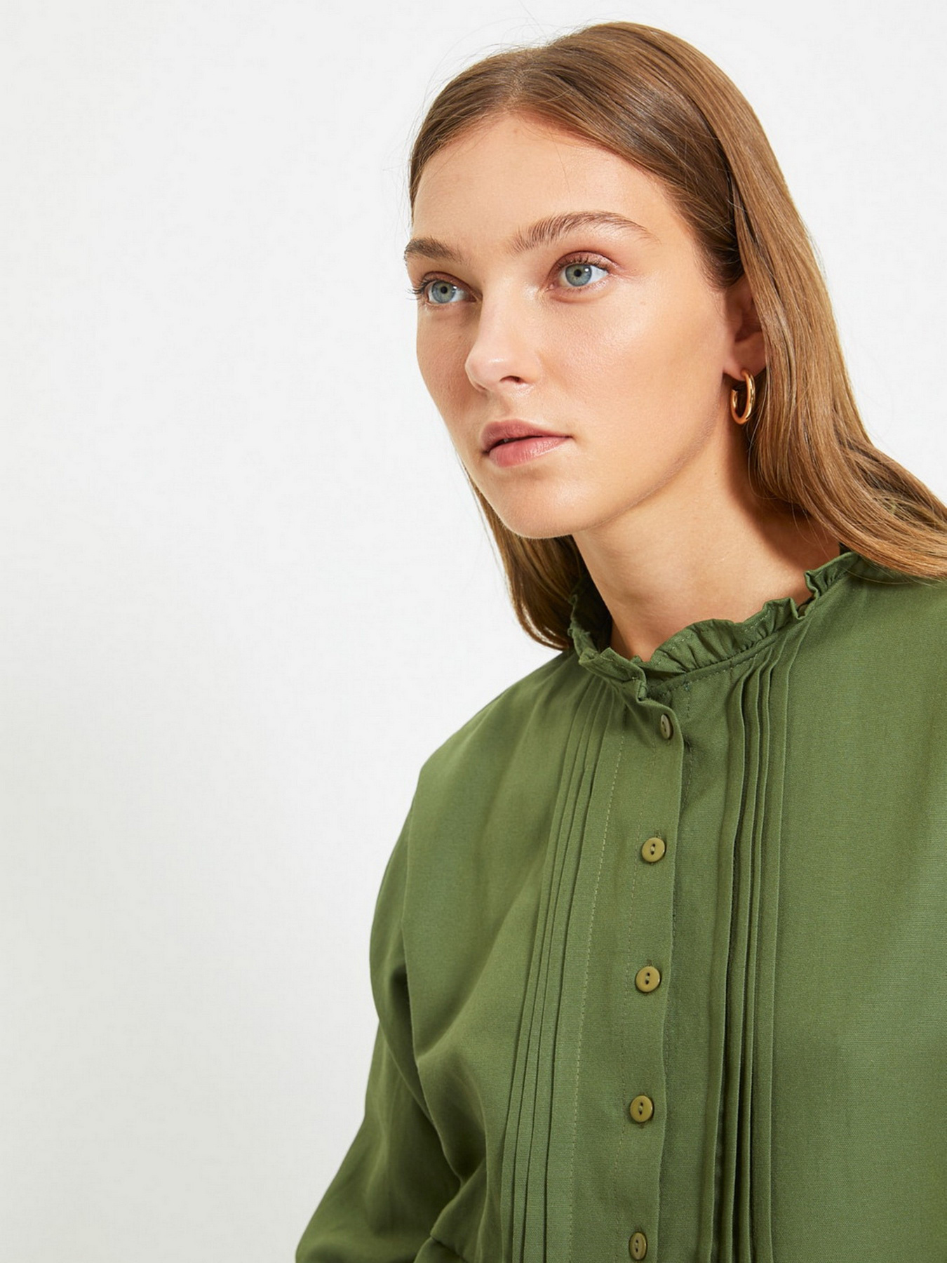 Платье мини Trendyol модель TWOAW22EL0131/Haki Платье мини Trendyol модель TWOAW22EL0131/Haki Фото