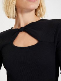 Платье миди Trendyol модель TWOAW22EL0177/Siyah Фото