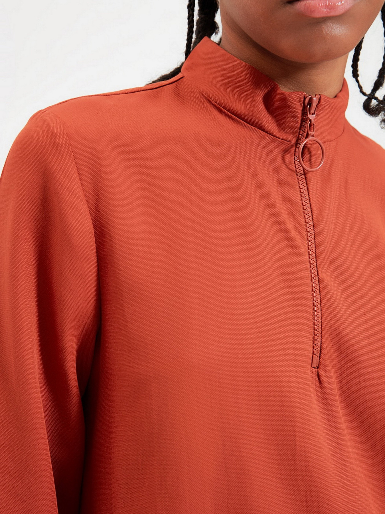 Платье мини Trendyol модель TWOAW22EL0180/Kiremit Фото