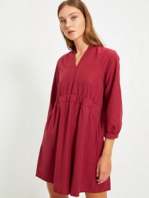 Платье мини Trendyol модель TWOAW22EL0217/Bordo Фото