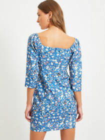 Платье мини Trendyol модель TWOAW22EL0231/Lacivert Платье мини Trendyol модель TWOAW22EL0231/Lacivert Фото