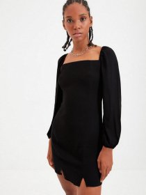 Сукня міні Trendyol модель TWOAW22EL0260/Siyah Фото