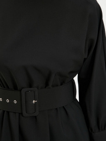 Платье миди Trendyol модель TWOAW22EL0318/Siyah Фото