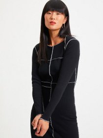 Платья Trendyol модель TWOAW22EL0337/Siyah Фото