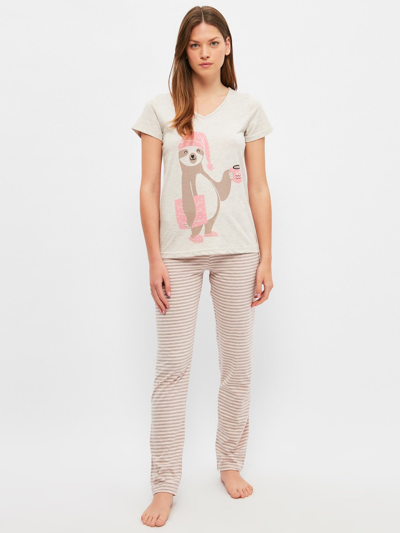 Пижама Trendyol модель THMSS21PT1510/Cok Renkli Фото