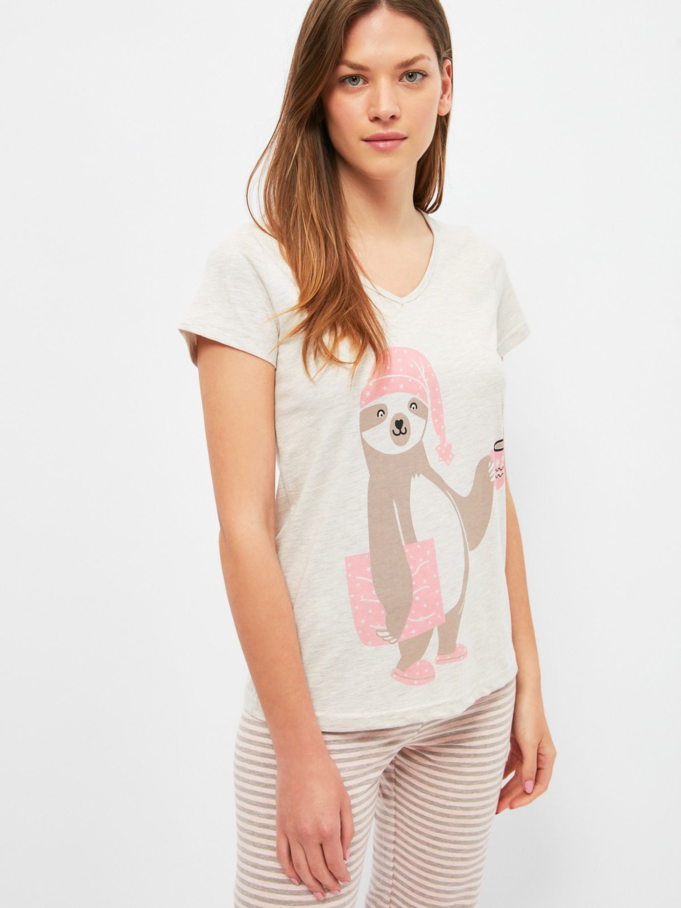 Пижама Trendyol модель THMSS21PT1510/Cok Renkli Фото